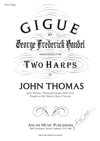 Gigue (for two harps)