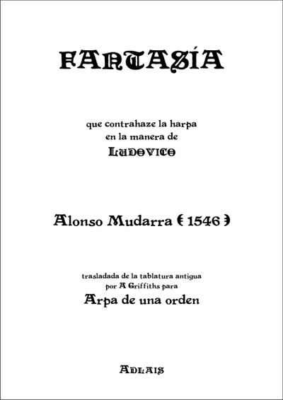 Front cover of the score