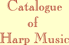 Adlais Catalouge of Harp Music
